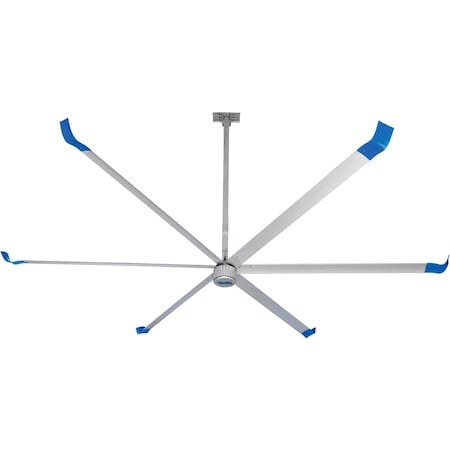 Global Industrial 20ft HVLS Ceiling Fan, BLDC Motor, 304000 CFM, 208/240V 293046